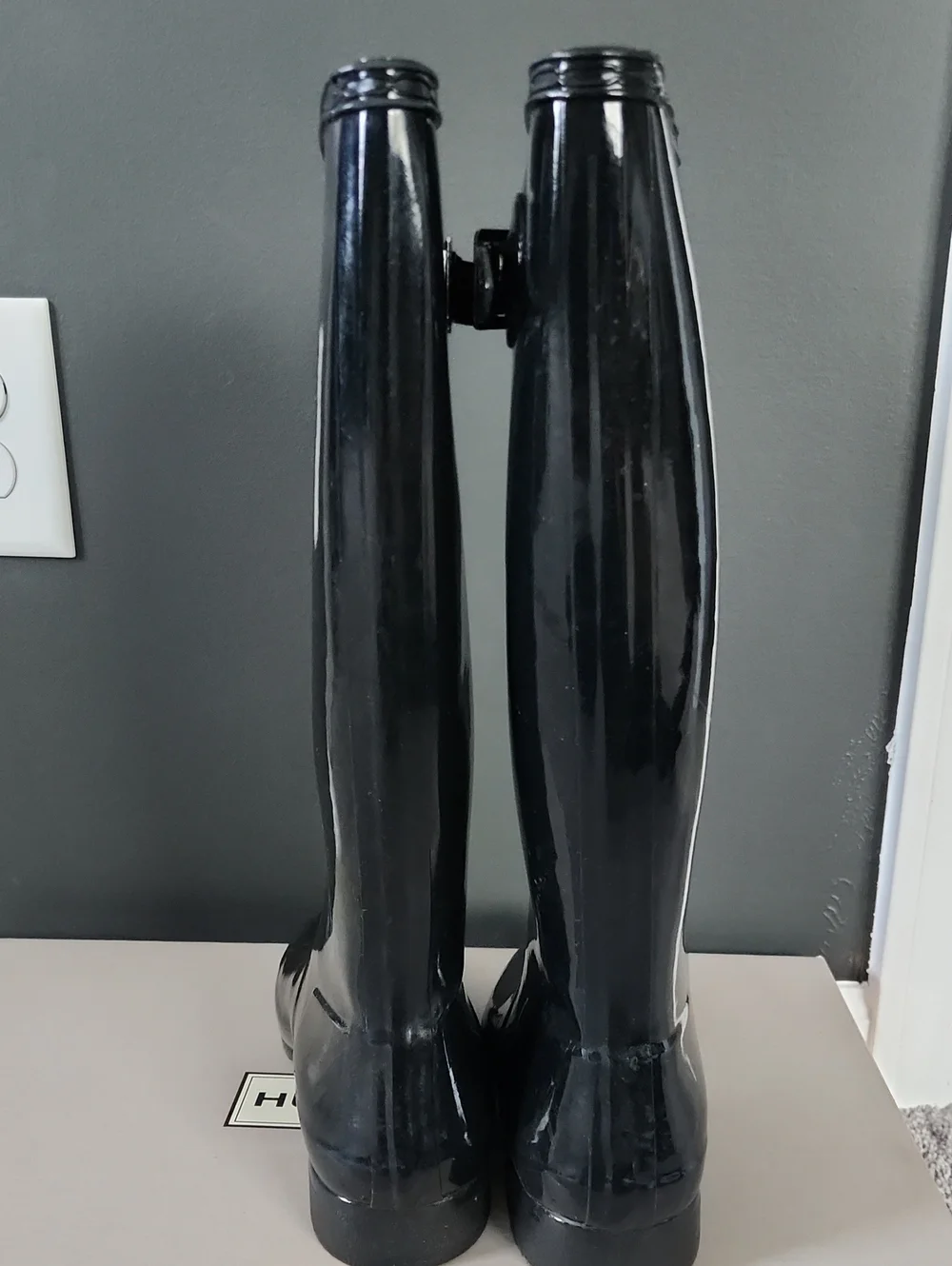 Hunter Black Women's Tall Rain Boots